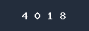 Security code image containing four digits